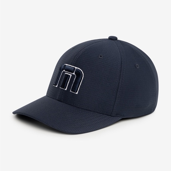 Travis Mathew B-BAHAMAS FITTED HAT Navy - Picture 1 of 12